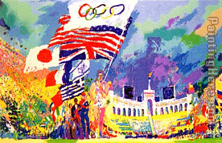 Leroy Neiman Opening Ceremonies - XXIII Olympiad
